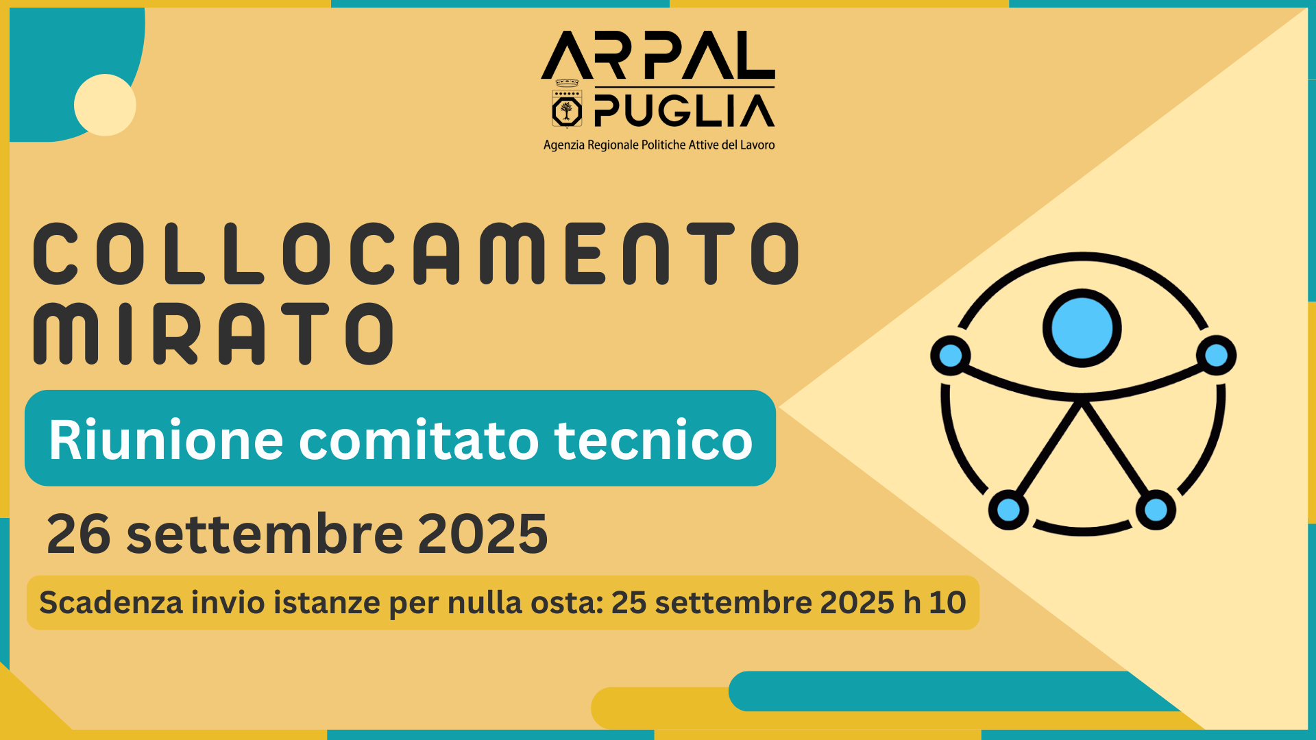 Collocamento mirato: il 26 settembre la prossima riunione del Comitato Tecnico
